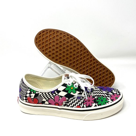💖MEGA SALE💖Vans Authentic Floral Check Canvas Low Top  Women's  VN0A348A40G - Picture 2 of 10